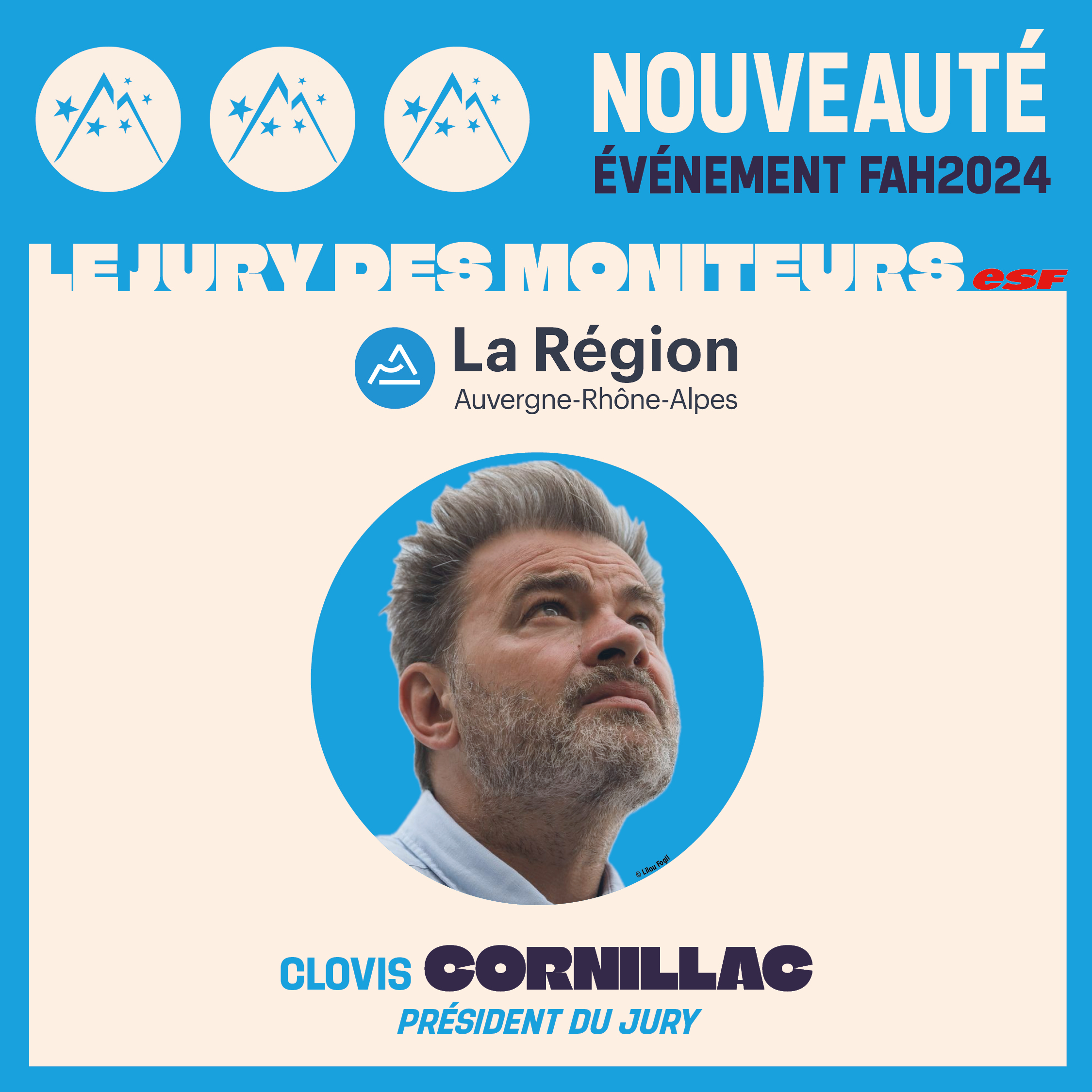 Clovis Cornillac Président du Jury des Moniteurs de ski