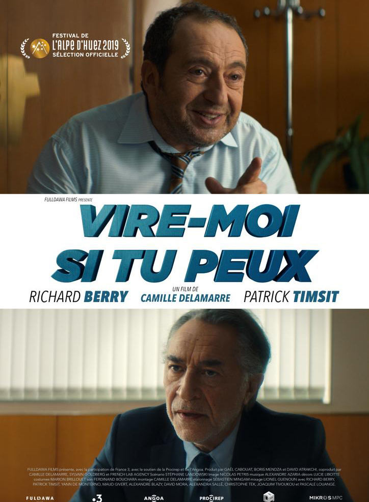 Affiche de Vire-moi si tu peux, court métrage en compétition du FAH2019