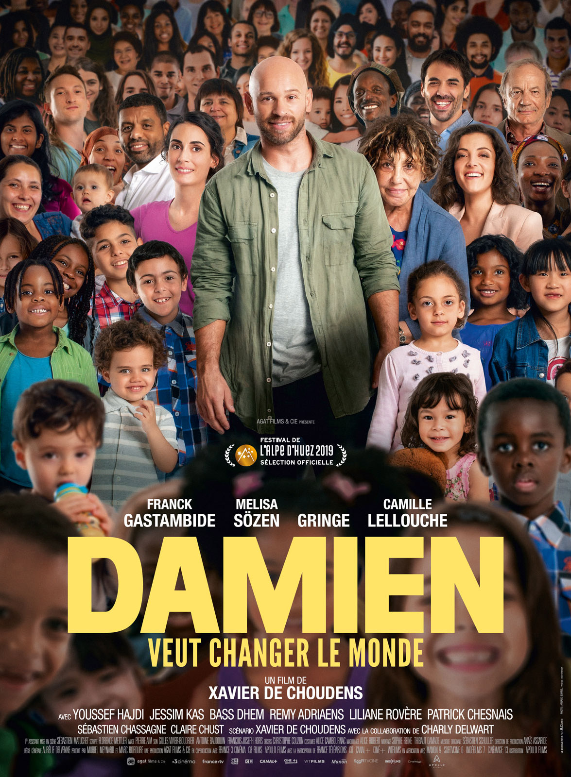 Affiche de Damien veut changer le monde, film en compétition du FAH2019