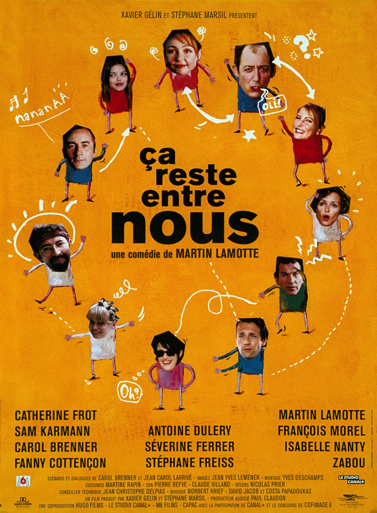 Affiche de Ca reste entre nous, film en compétition au FAH1998