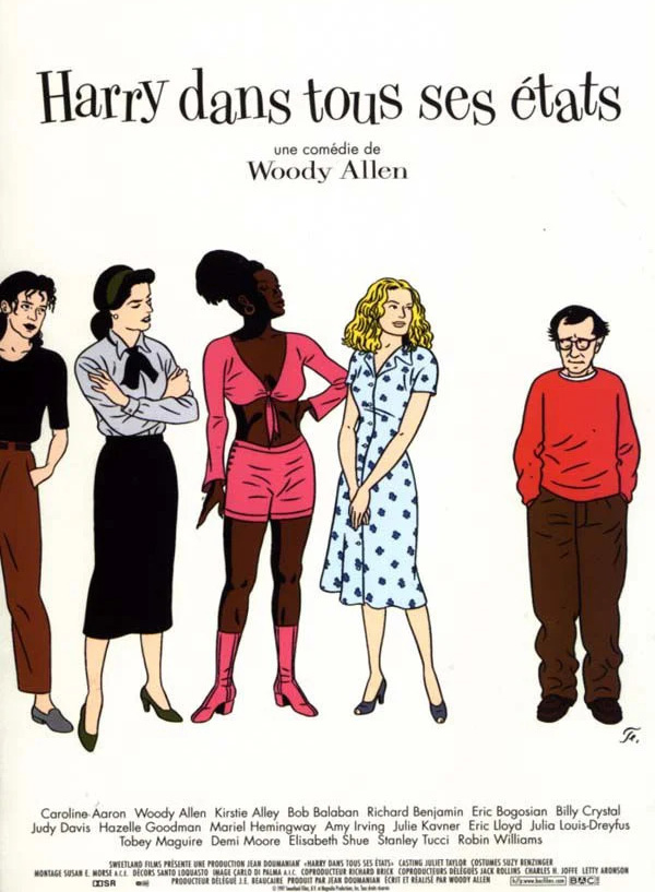 Affiche de Harry dans tous ses états, film en compétition au FAH1998