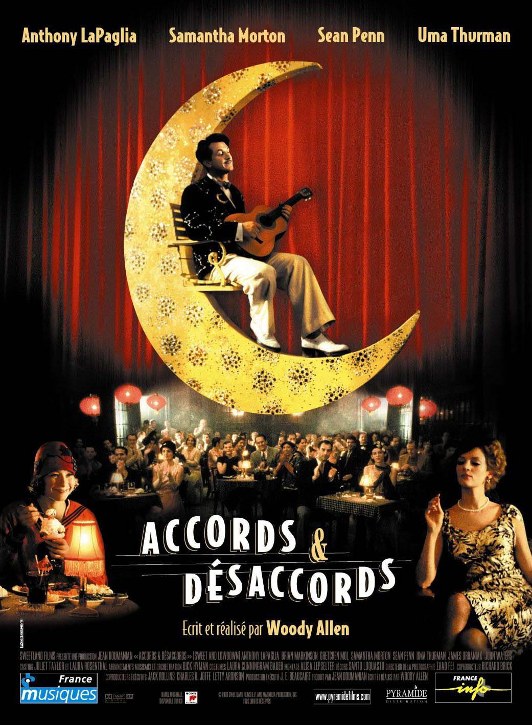 Affiche de Accords et désaccords, film de clôture hors compétition au FAH2000