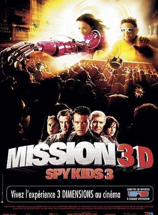 Affiche Spy Kids 3 mission 3D, film hors compétition au FAH2004