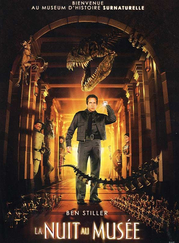 Affiche de La nuit au musée, film en compétition au FAH2007