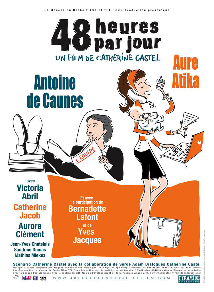 Affiche de 48 heures par jour, film en compétition au FAH2008