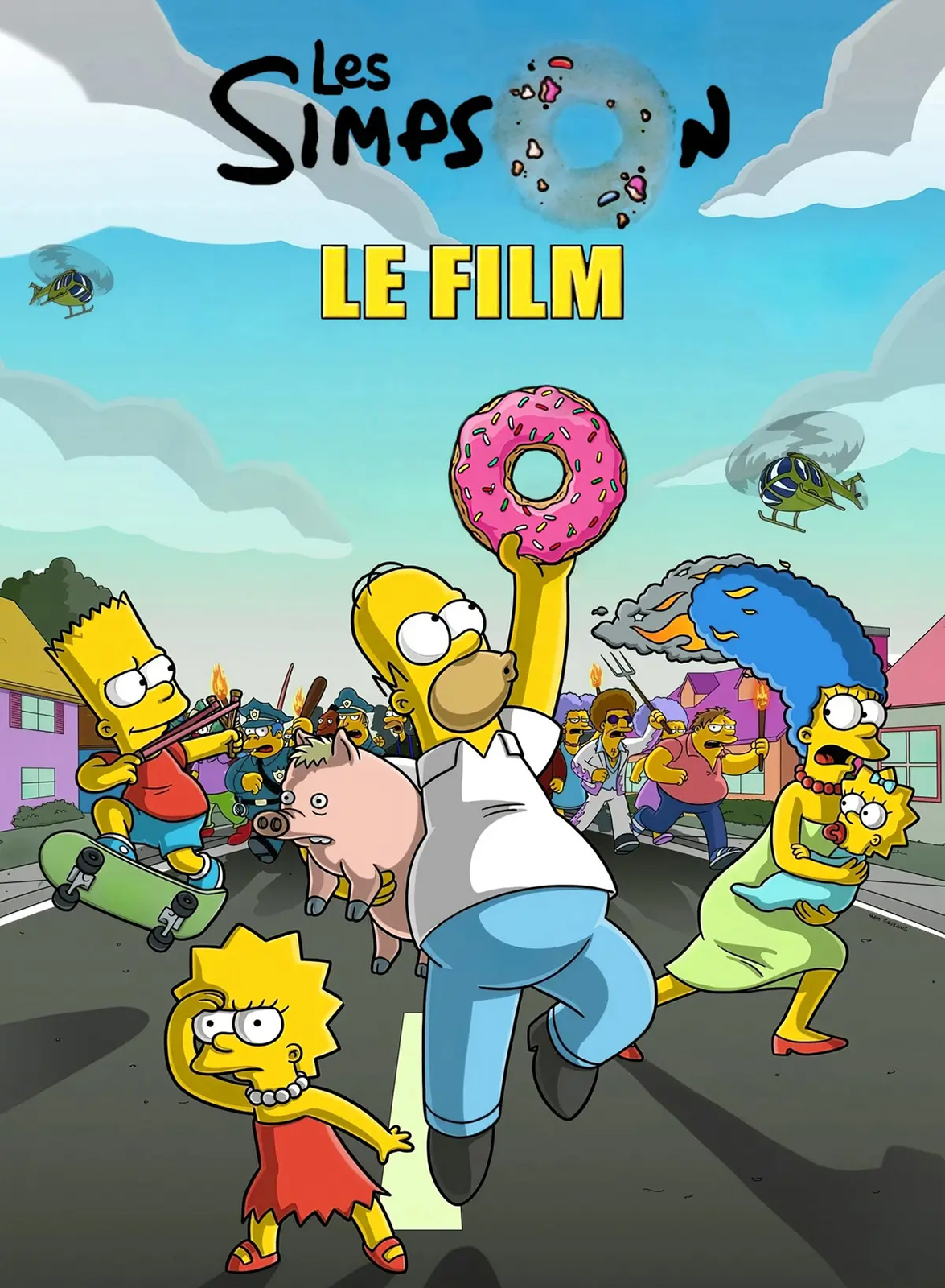 Affiche de Les Simpson le film, film hors compétition du FAH2008