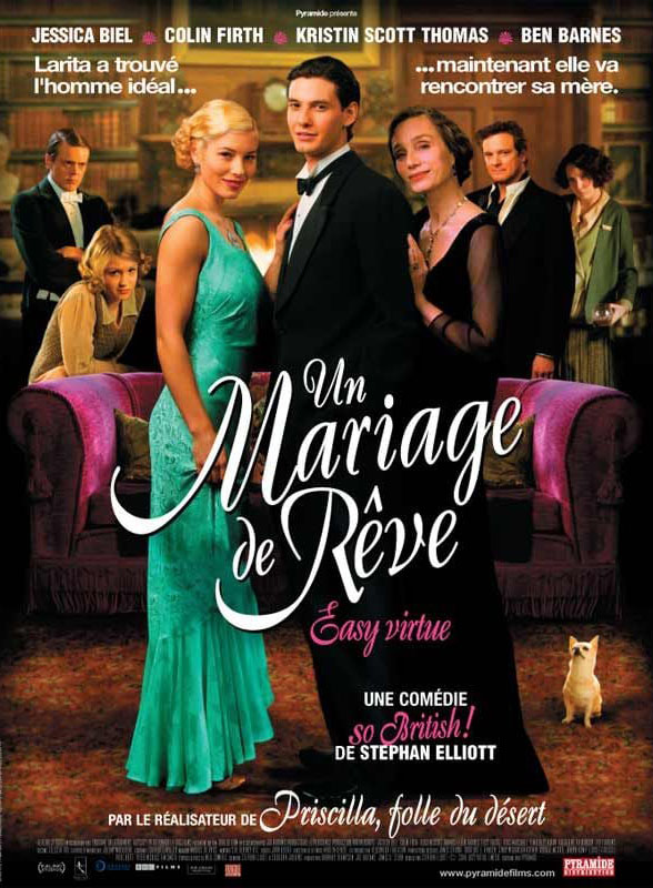 Affiche de Easy Virtue, film en compétition au FAH2009