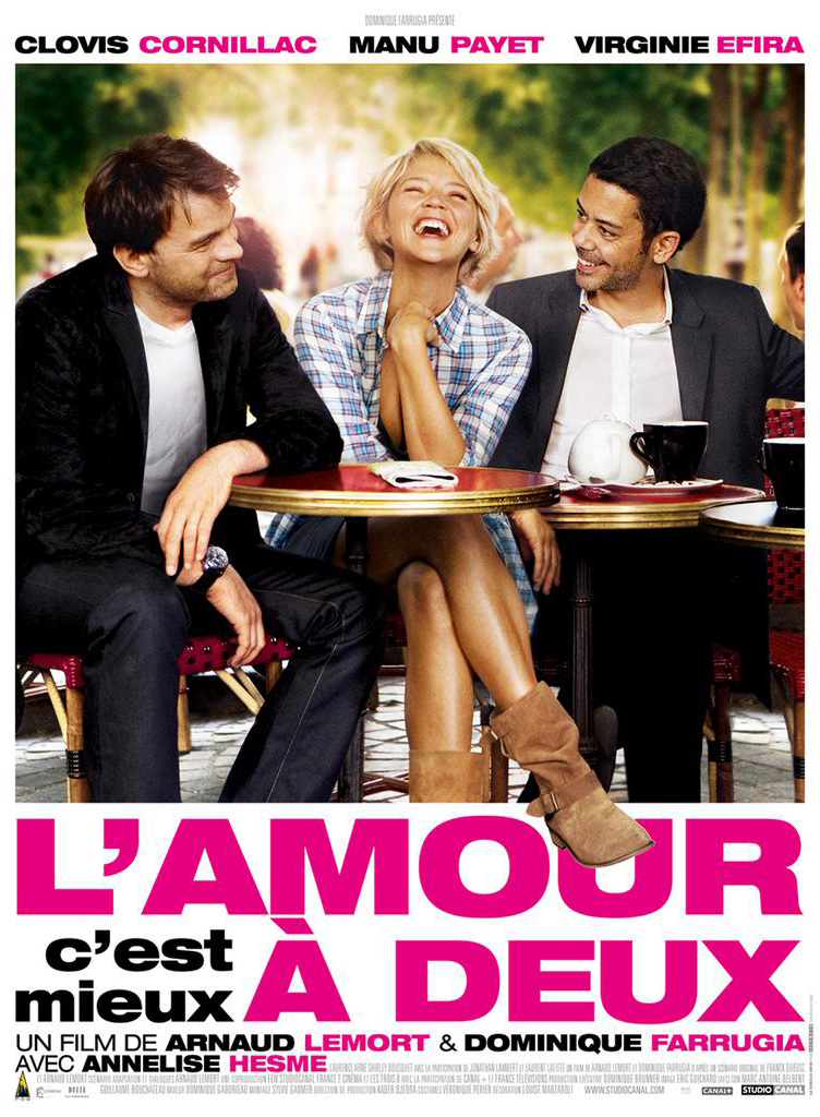Affiche de L'amour c'est mieux à deux, film hors compétition au FAH2010