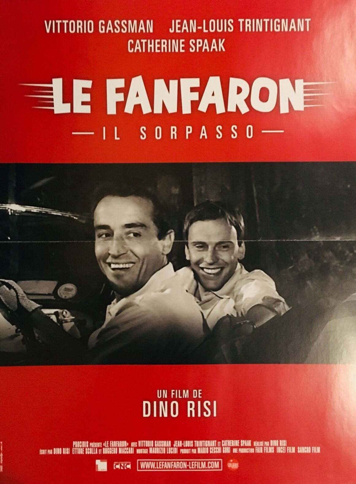 Affiche de Le fanfaron, film hors compétition au FAH2010 - Rétrospective comédie à l'italienne
