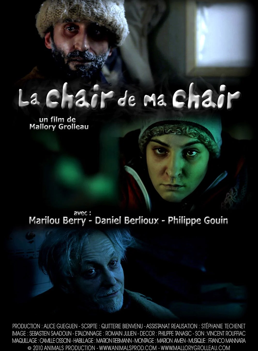 Affiche de La chair de ma chair, Court Métrage en compétition au FAH2011
