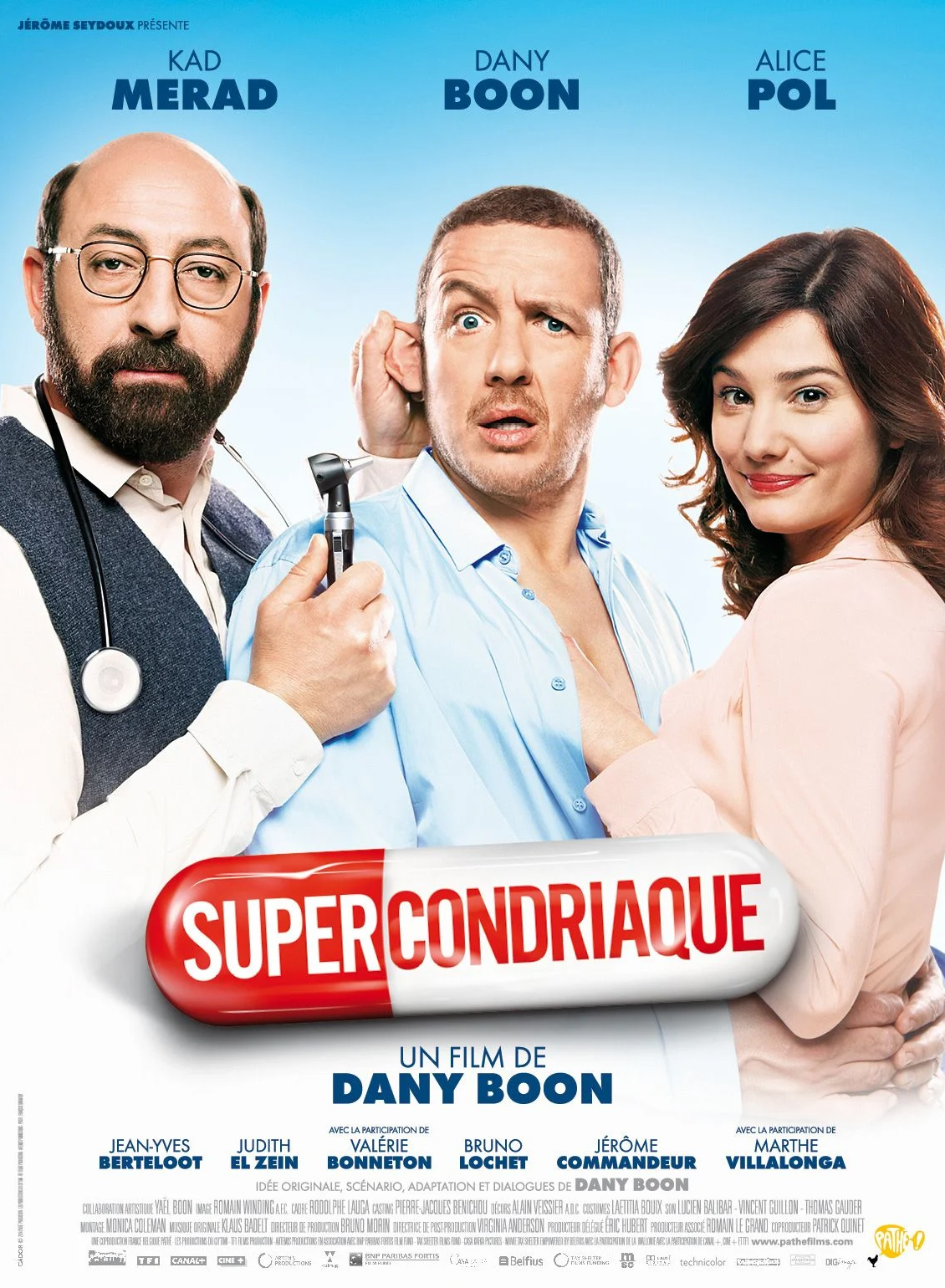 Affiche de Supercondriaque, film d'ouverture hors compétition du FAH2014