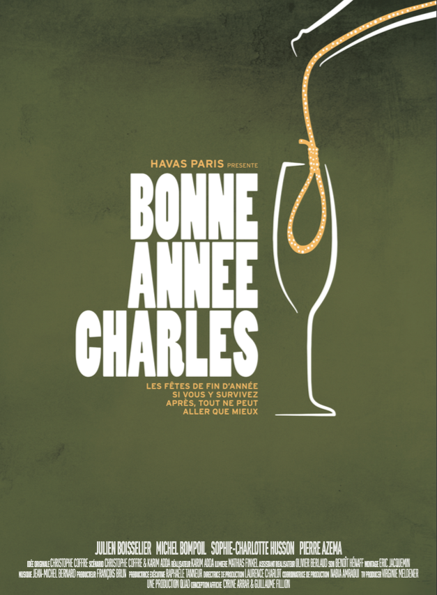 Affiche de Bonne année Charles - Court métrage en compétition du FAH2016