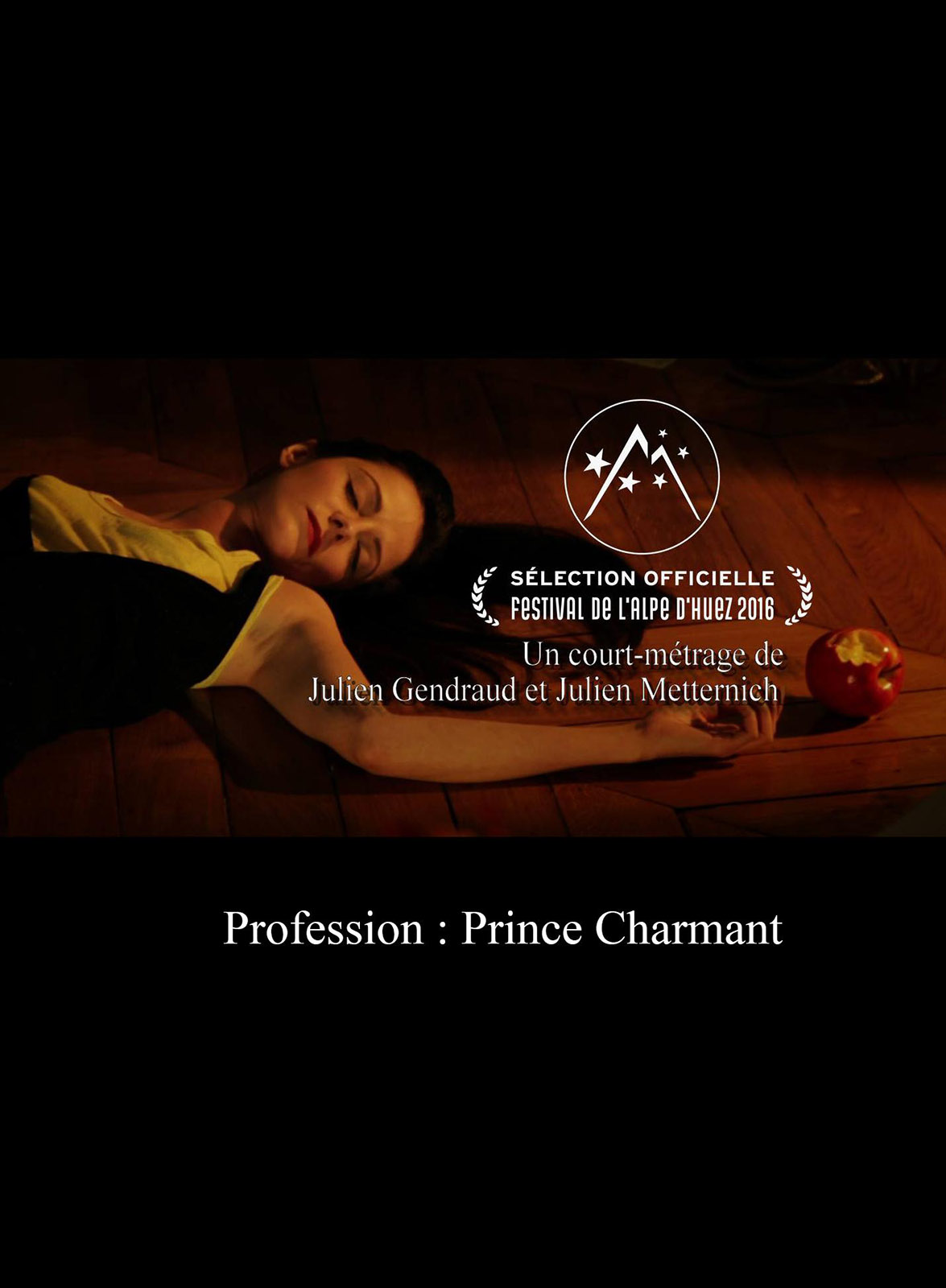 Affiche de Profession : Prince Charmant - Court métrage en compétition du FAH2016