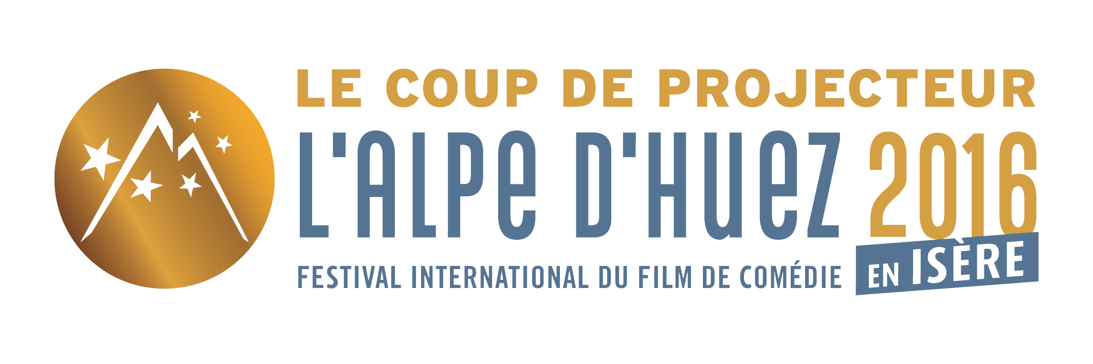 Logo doré du Coup de projecteur du FAH2016