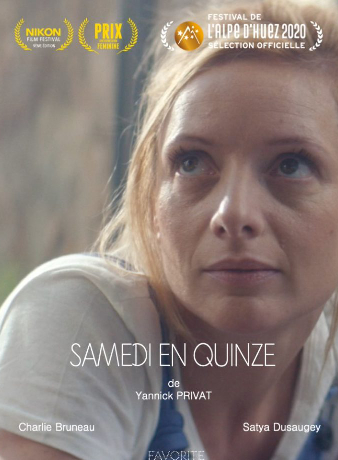 Affiche Samedi en quinze - Court métrage en compétition du FAH2020