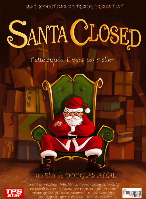 Affiche de Santa Closed, court métrage en compétition au FAH2007