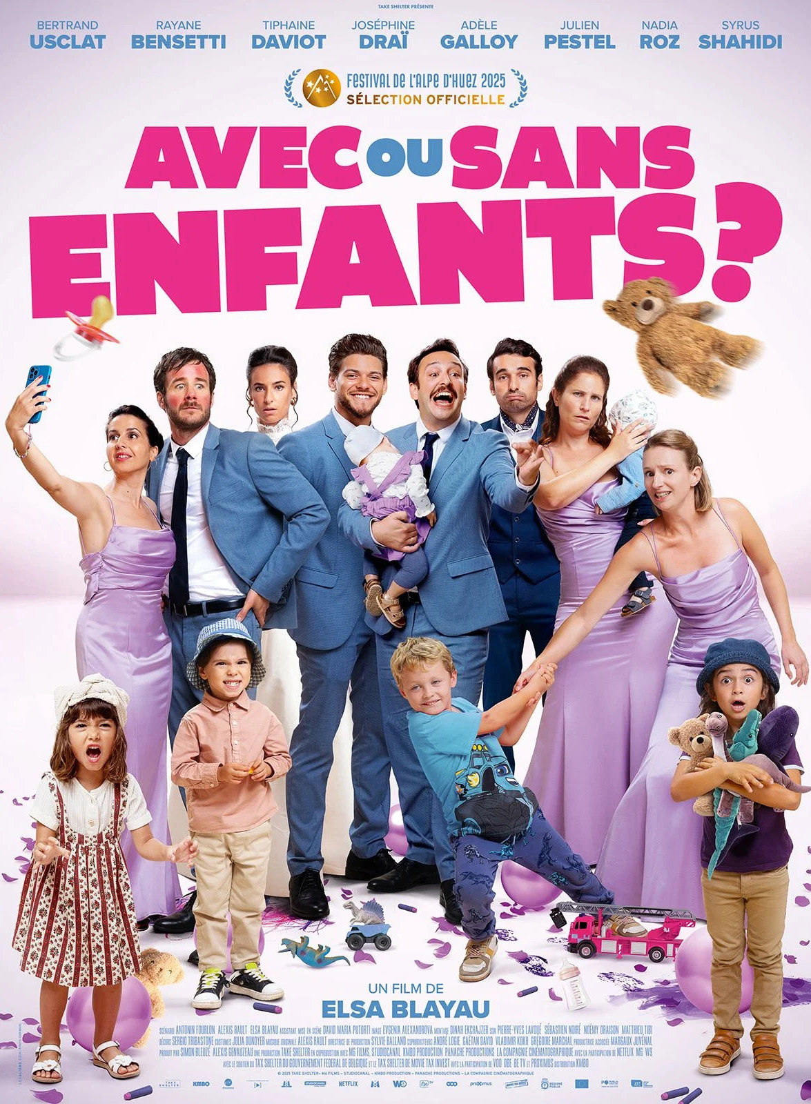 Affiche de Avec ou sans enfants ?, film en compétition au FAH2025