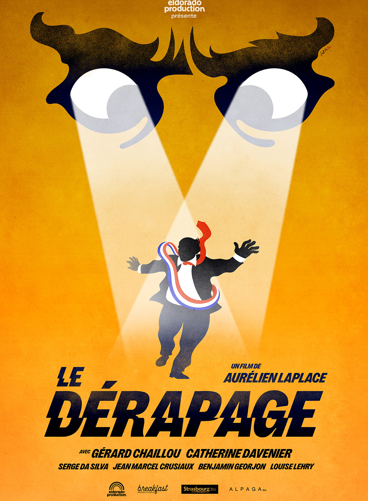Affiche de Le dérapage, court métrage en compétition au FAH2025