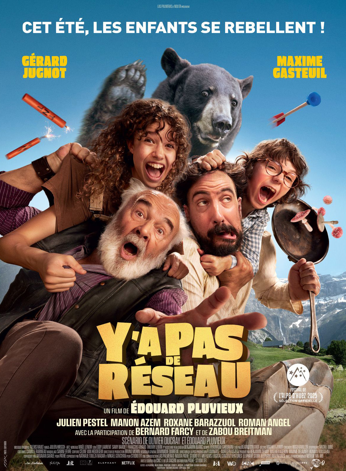 Affiche de Y a pas de réseau, film hors compétition au FAH2025