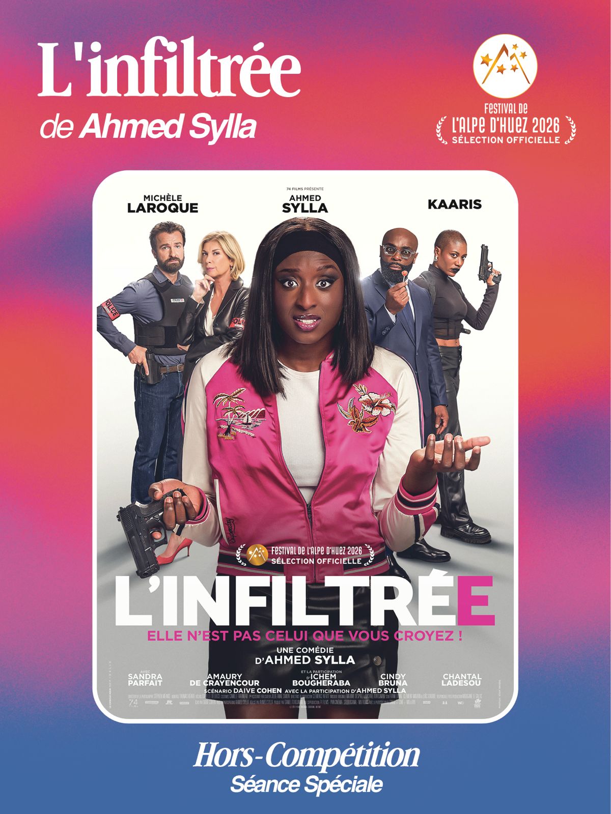 Visuel d'annonce de L'infiltrée, film hors compétition du FAH2026