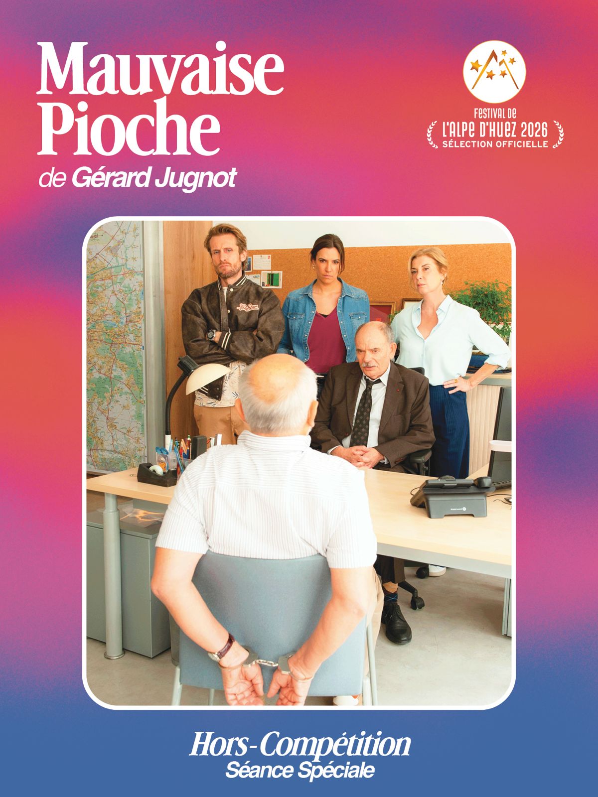 Visuel d'annonce de Mauvaise pioche, film hors compétition du FAH2026